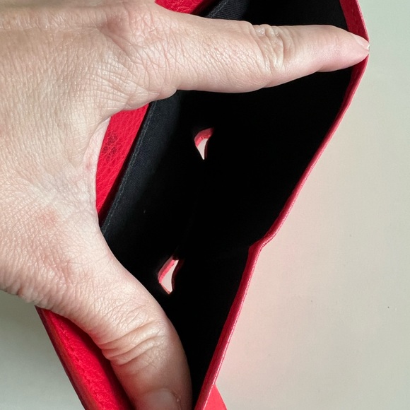 Balenciaga Red Paiper Wallet - Picture 8 of 13